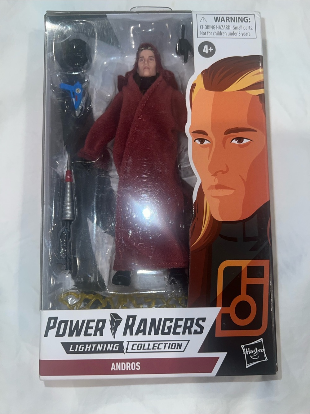 Hasbro Power Rangers Andros Figure - Maroon, Black, Blue